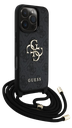 GUESS CARCASA CROSSBOY STRAP 4G IPHONE 16 PRO NEGRO