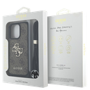 GUESS CARCASA CROSSBOY STRAP 4G IPHONE 16 PRO MARRON