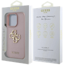 GUESS CARCASA GRAINED 4G IPHONE 15 PRO MAX ROSA