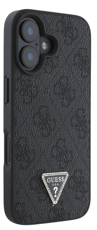 GUESS CARCASA TRIANGLE STRASS IPHONE 16 NEGRO