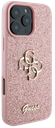 GUESS CARCASA GLITTER 4G IPHONE 16 PRO MAX ROSA