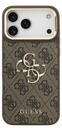 GUESS CARCASA 4G SOPORTE CAMARA IPHONE 17 PRO MARRON