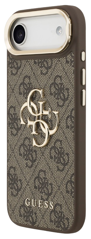 GUESS CARCASA 4G SOPORTE CAMARA IPHONE 17 AIR MARRON