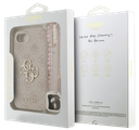 GUESS CARCASA 4G STRAP IPHONE 16 PRO MAX ROSA