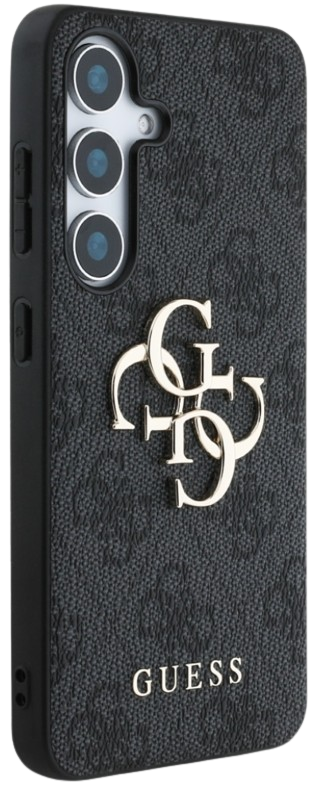 GUESS CARCASA METAL LOGO SAMSUNG GALAXY S25 MARRON