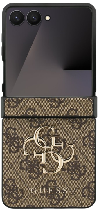 GUESS CARCASA 4G SAMSUNG FLIP 7 MARRON