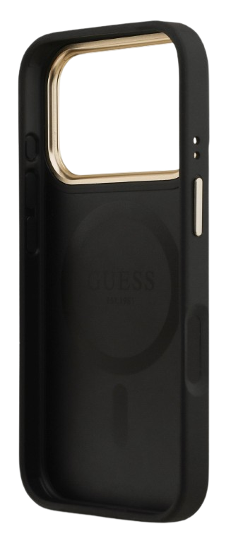 GUESS CARCASA MAGSAFE PEONY IPHONE 17 PRO NEGRO