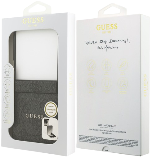 GUESS CARCASA 4G SAMSUNG FLIP 7 MARRON