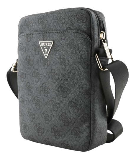 GUESS BANDOLERA 8" 4G TRIANGLE LOGO GRIS