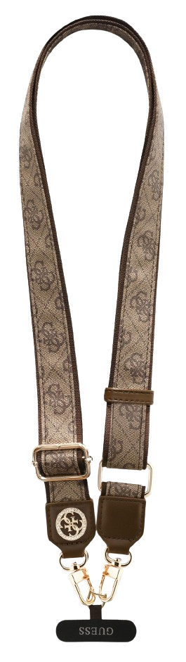 GUESS COLGANTE UNIVERSAL 4G STRASS MARRON