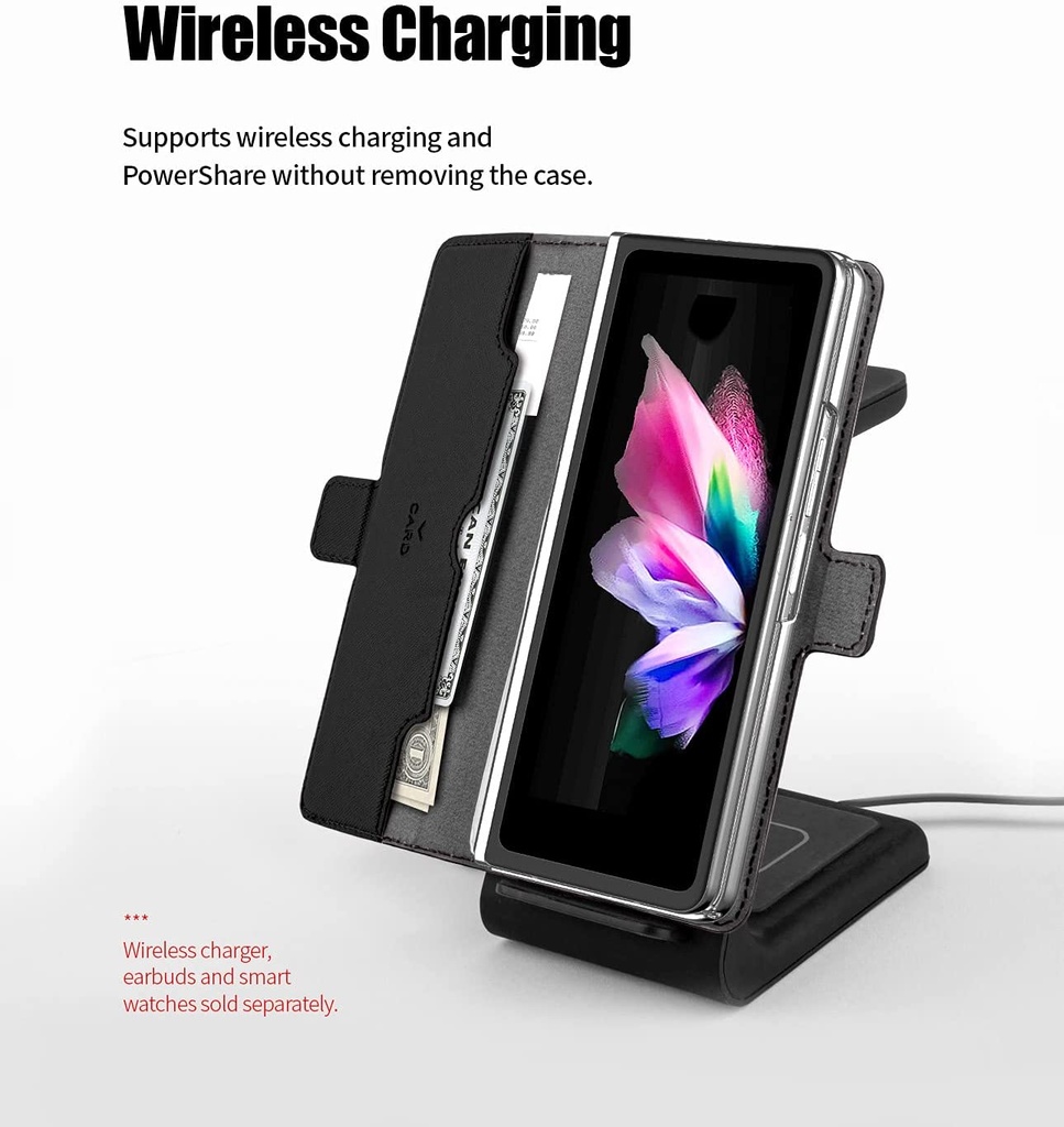 GOOSPERY funda WALLET GALAXY Z FOLD 3 NEGRO