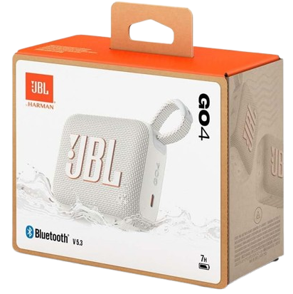JBL ALTAVOZ BLUETOOTH GO4 BLANCO