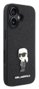 KARL LAGERFELD CARCASA GLITTER PIN IPHONE 16 PLUS NEGRO