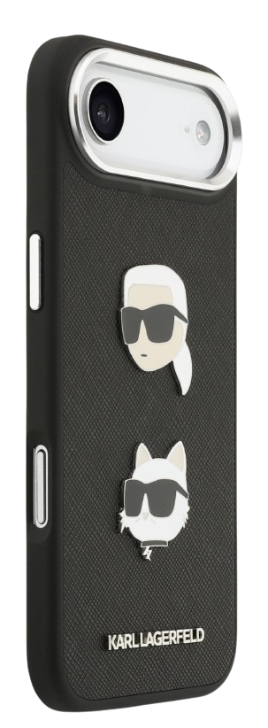KARL LAGERFELD CARCASA GRAINED K&C HEADS IPHONE AIR NEGRO
