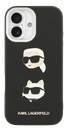 KARL LAGERFELD CARCASA GRAINED K&C HEADS IPHONE 17 NEGRO