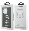 KARL LAGERFELD CARCASA GRAINED K&C HEADS IPHONE 17 NEGRO