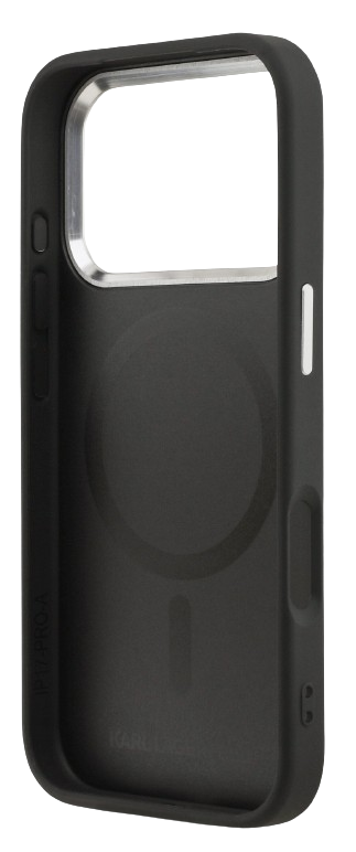 KARL LAGERFELD CARCASA MAGSAFE K&C PINS IPHONE 17 PRO MAX NEGRO