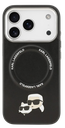KARL LAGERFELD CARCASA MAGSAFE K&C PINS IPHONE 17 PRO MAX NEGRO
