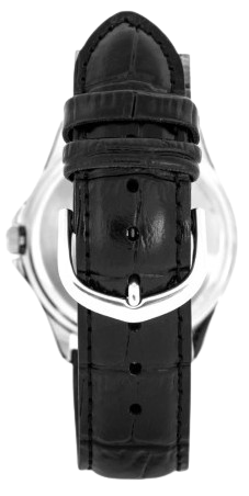 CASIO RELOJ MTP1183E7BDFDI ESFERA BLANCA / CORREA PIEL NEGRA