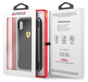 FERRARI CARCASA HARD CARBON IPHONE XS MAX NEGRO