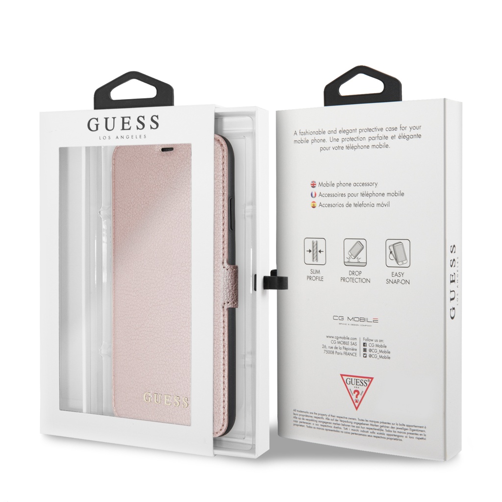 GUESS funda 'IRIDISCENT' IPhone 11 PRO ROSA