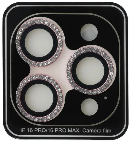 GUESS PROTECTOR CAMARA IPHONE 16 PRO/MAX ROSA