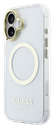 GUESS CARCASA MAGSAFE SOPORTE CAMARA IPHONE 16 DORADO