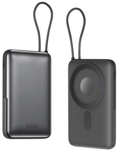 KSIX BATERIA AUXILIAR 20000mAh / PD 22,5W / USBc + LIGHTNING (copia)