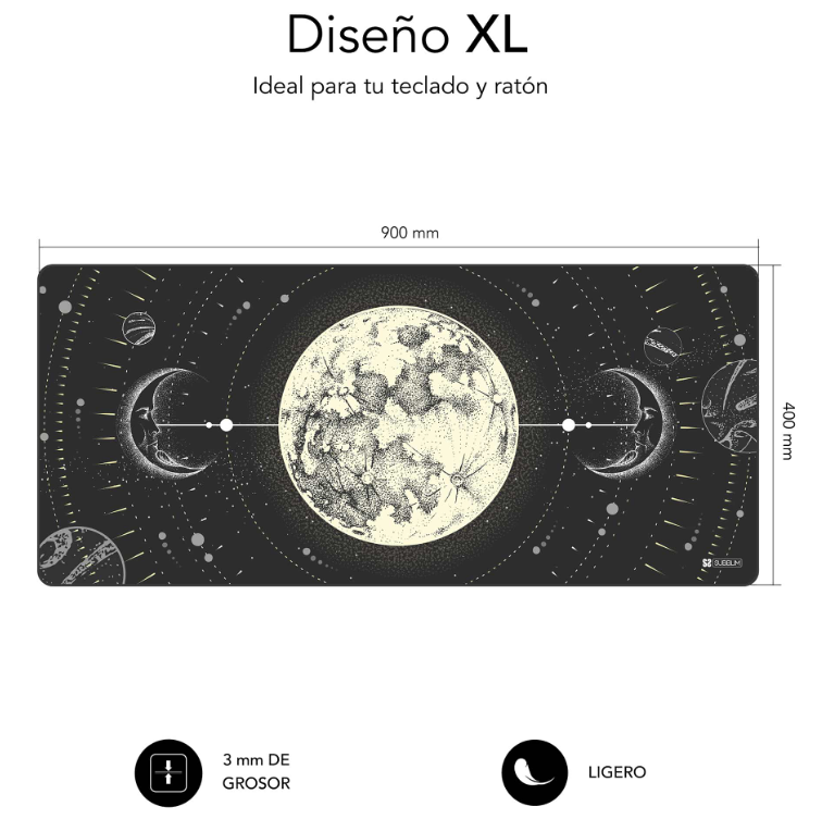 SUBBLIM ALFOMBRILLA XL LUNAR