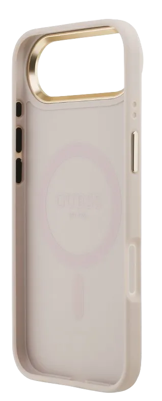 GUESS CARCASA MAGSAFE PEONY IPHONE 17 PLUS ROSA.webp