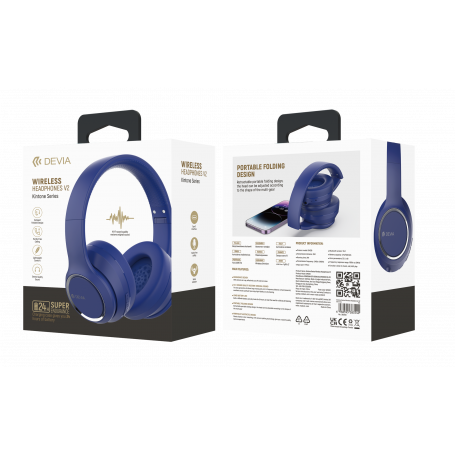 DEVIA auricular bluetooth KINTONE v2 AZUL