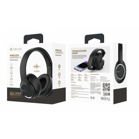 DEVIA auricular bluetooth KINTONE v2 NEGRO