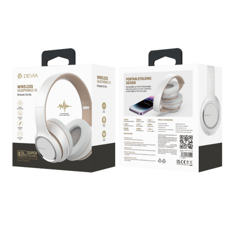 DEVIA auricular bluetooth KINTONE v2 BLANCO