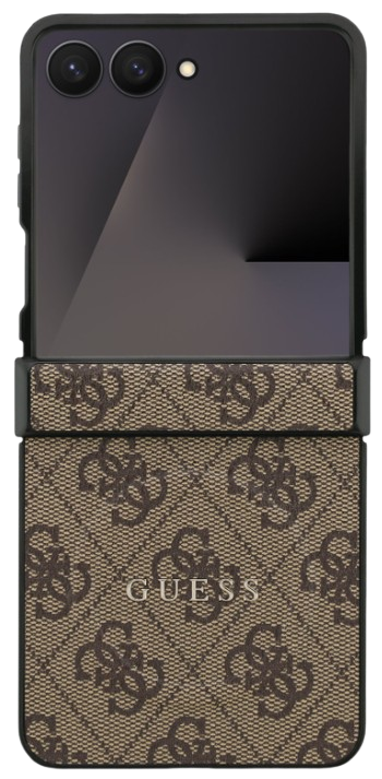 GUESS CARCASA 4G SAMSUNG FLIP 7 MARRON