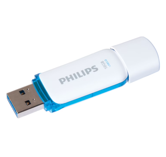 PHILIPS PENDRIVE SNOW 16GB USB FLASHDRIVE