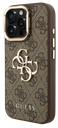 GUESS CARCASA 4G SOPORTE CAMARA IPHONE 16 PRO MAX MARRON