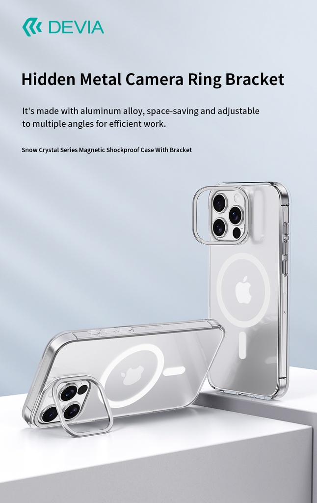 DEVIA CARCASA SNOW MAGNETIC IPHONE 16