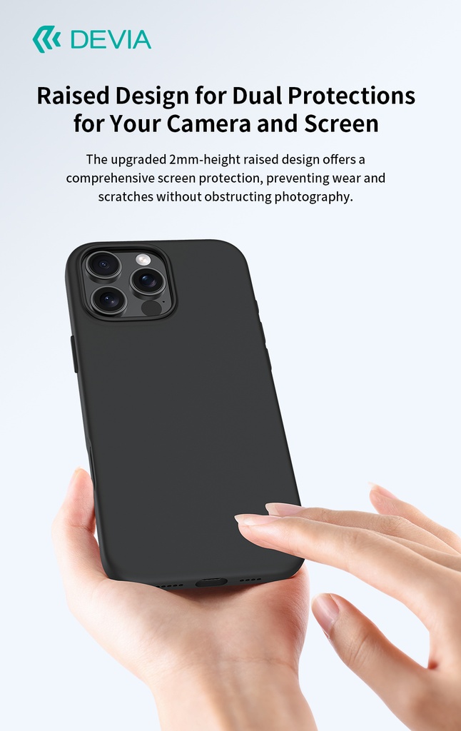 DEVIA CARCASA NATURE MAGNETIC IPHONE 16 NEGRO