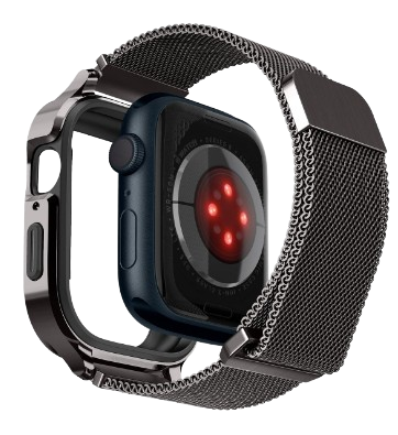 SPIGEN CORREA APPLE WATCH METAL FIT PRO 9/8/7 45mm NEGRO