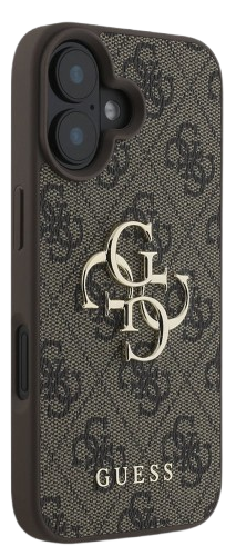 GUESS CARCASA BIG LOGO IPHONE 16 PLUS MARRON