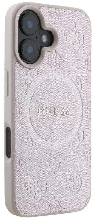 GUESS CARCASA MAGSAFE PEONY CLASSIC IPHONE 16 ROSA