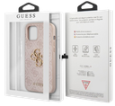 GUESS carcasa METAL LOGO IPHONE 12 PRO MAX ROSA