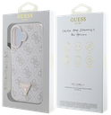 GUESS CARCASA TRIANGLE STRASS IPHONE 16 PLUS ROSA