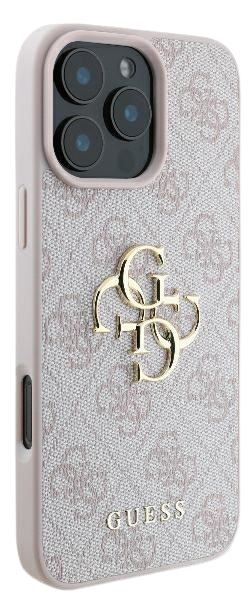 GUESS CARCASA BIG LOGO IPHONE 16 PRO MAX ROSA