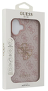 GUESS CARCASA 4G BIG LOGO IPHONE 16 PLUS ROSA