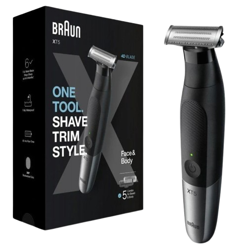 BRAUN AFEITADORA WET & DRY SERIES X CON BATERIA 6 ACCESORIOS