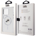 KARL LAGERFELD CARCASA MAGSAFE RINGSTAND IPHONE 15 PRO MAX NEGRO (copia)