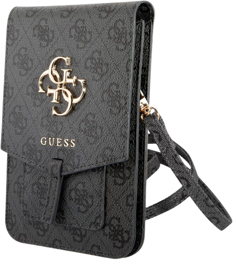 GUESS BANDOLERA 4G BIG LOGO GRIS