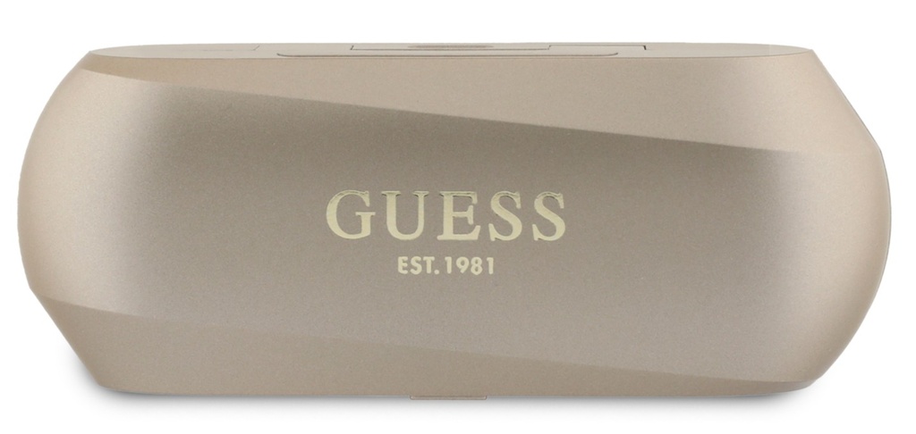 GUESS AURICULAR TWS METALLIC LOGO DORADO