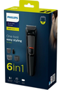 PHILIPS CORTAPELOS MG3710 MULTIGROOM SERIES 3000 CON BATERIA 6 Accesorios